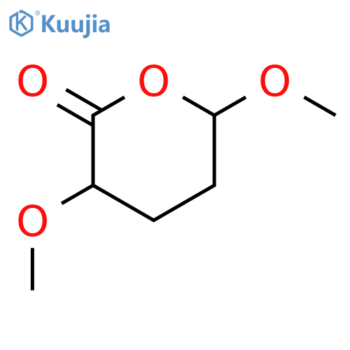2H-Pyran-2-one, tetrahydro-3,6-dimethoxy- structure