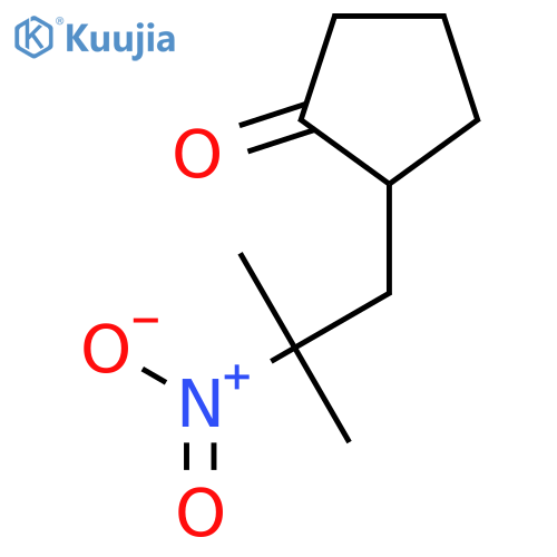 Cyclopentanone, 2-(2-methyl-2-nitropropyl)- structure
