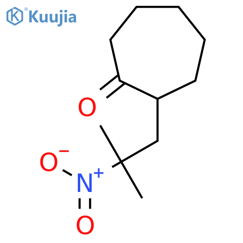 Cycloheptanone, 2-(2-methyl-2-nitropropyl)- structure