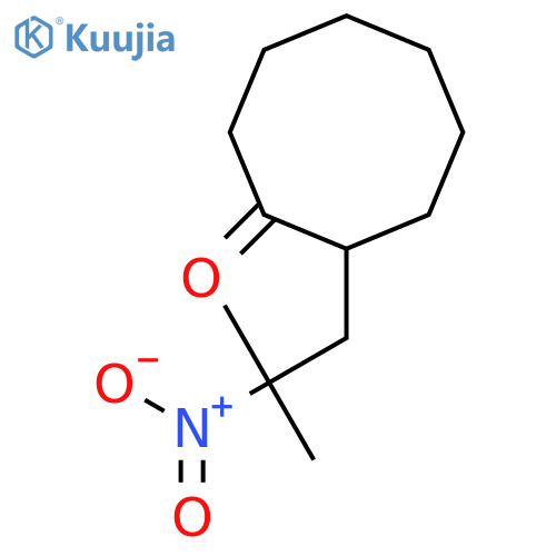 Cyclooctanone, 2-(2-methyl-2-nitropropyl)- structure