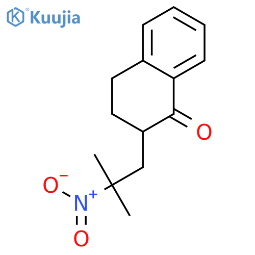 1(2H)-Naphthalenone, 3,4-dihydro-2-(2-methyl-2-nitropropyl)- structure