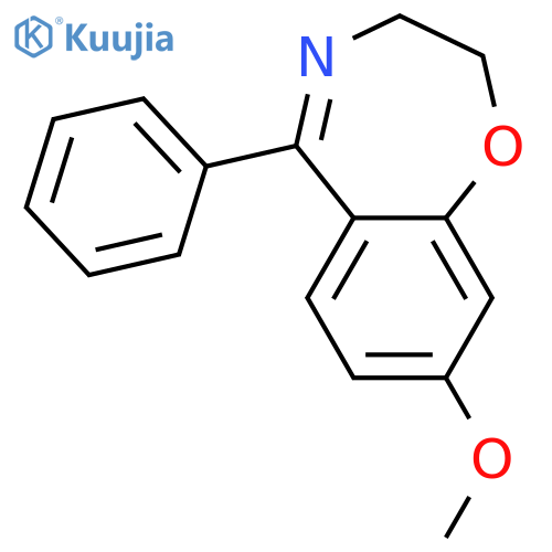 1,4-BENZOXAZEPINE, 2,3-DIHYDRO-8-METHOXY-5-PHENYL- structure