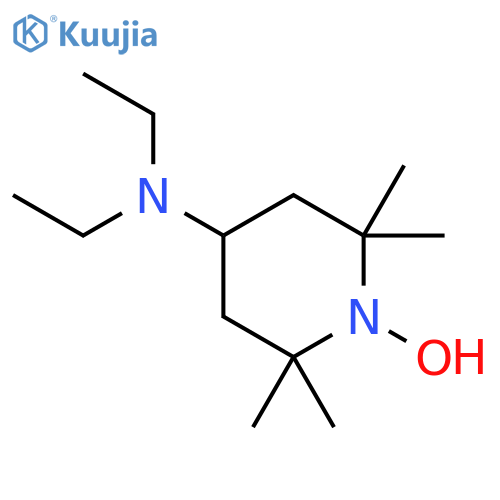 1-Piperidinyloxy, 4-(diethylamino)-2,2,6,6-tetramethyl- structure