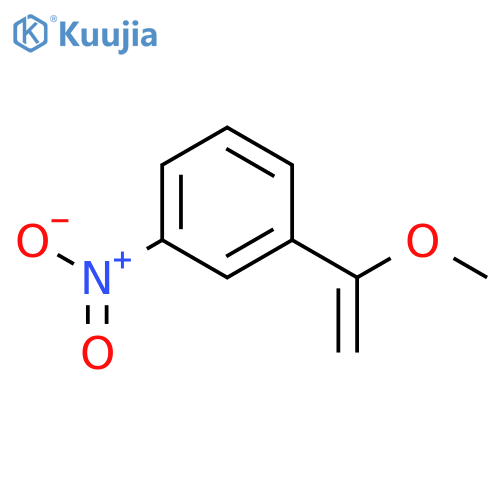 Benzene, 1-(1-methoxyethenyl)-3-nitro- structure