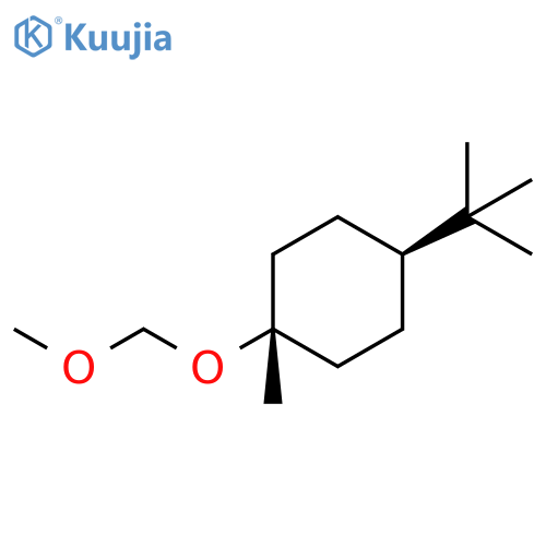 Cyclohexane, 4-(1,1-dimethylethyl)-1-(methoxymethoxy)-1-methyl-,trans- structure