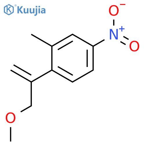 Benzene, 1-[1-(methoxymethyl)ethenyl]-2-methyl-4-nitro- structure