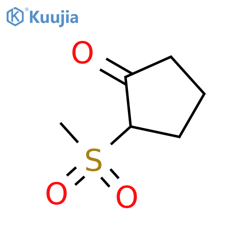 2-methanesulfonylcyclopentan-1-one structure