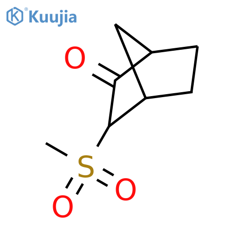 Bicyclo[2.2.1]heptan-2-one, 3-(methylsulfonyl)- structure
