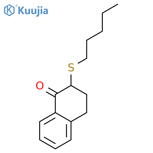1(2H)-Naphthalenone, 3,4-dihydro-2-(pentylthio)- structure