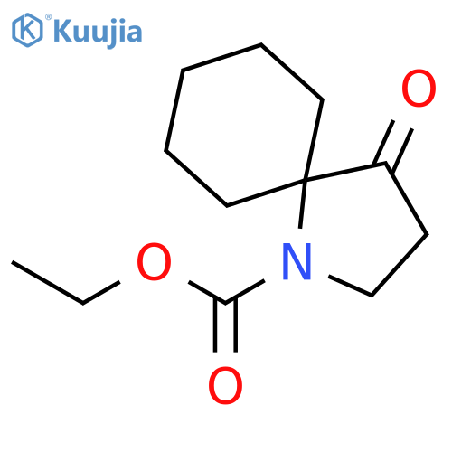 1-Azaspiro[4.5]decane-1-carboxylic acid, 4-oxo-, ethyl ester structure