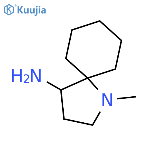 1-Azaspiro[4.5]decan-4-amine, 1-methyl- structure