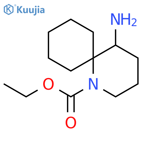 1-Azaspiro[5.5]undecane-1-carboxylic acid, 5-amino-, ethyl ester structure