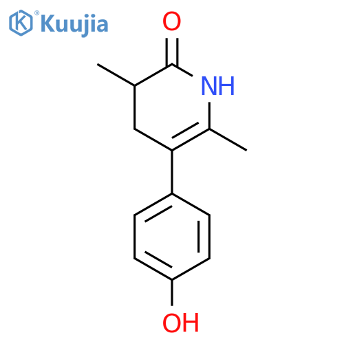 2(1H)-Pyridinone, 3,4-dihydro-5-(4-hydroxyphenyl)-3,6-dimethyl- structure