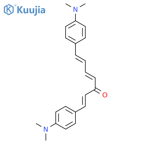 1,4,6-Heptatrien-3-one, 1,7-bis[4-(dimethylamino)phenyl]- structure