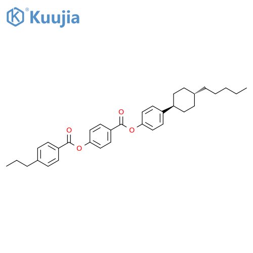 Benzoic acid, 4-propyl-, 4-[[4-(4-pentylcyclohexyl)phenoxy]carbonyl]phenyl ester, trans- (9CI) structure
