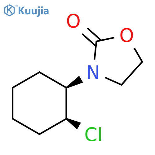 2-Oxazolidinone, 3-(2-chlorocyclohexyl)-, cis- (9CI) structure