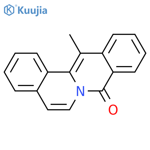 8H-DIBENZO[A,G]QUINOLIZIN-8-ONE, 13-METHYL- structure