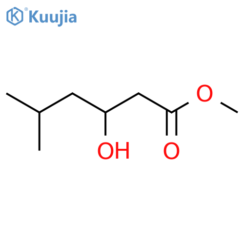 methyl 3-hydroxy-5-methylhexanoate structure