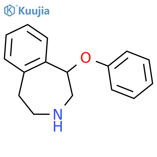 1H-3-Benzazepine, 2,3,4,5-tetrahydro-1-phenoxy- structure