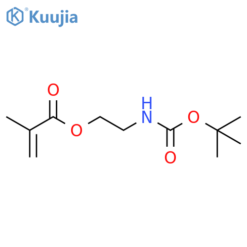 2-((tert-Butoxycarbonyl)amino)ethyl methacrylate structure