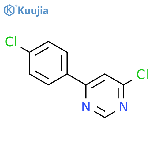 4-chloro-6-(4-chlorophenyl)pyrimidine structure