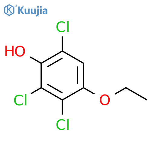 Phenol, 2,3,6-trichloro-4-ethoxy- structure
