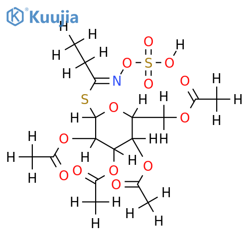Tetra-Ac-Ethyl glucosinolate structure