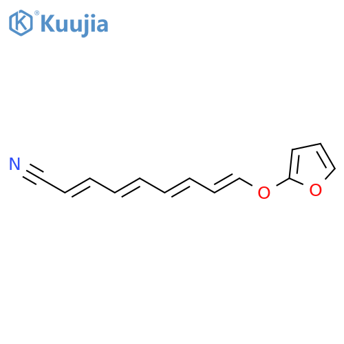 2,4,6,8-Nonatetraenenitrile, 9-(2-furanyloxy)- structure
