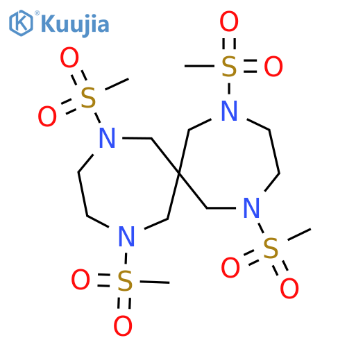 2,5,9,12-Tetraazaspiro[6.6]tridecane, 2,5,9,12-tetrakis(methylsulfonyl)- structure