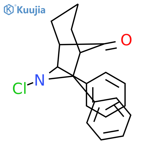 3-Azabicyclo[3.3.1]nonan-9-one, 3-chloro-2,4-diphenyl- structure