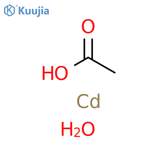 cadmium(ii) acetate hydrate structure