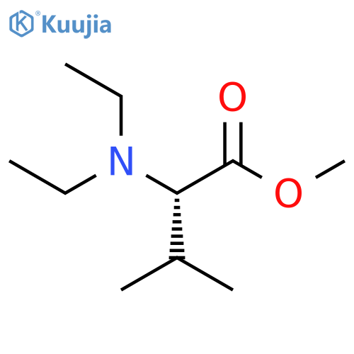 Valine, N,N-diethyl-, methyl ester structure