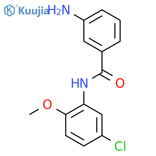 3-Amino-N-(5-chloro-2-methoxyphenyl)benzamide structure