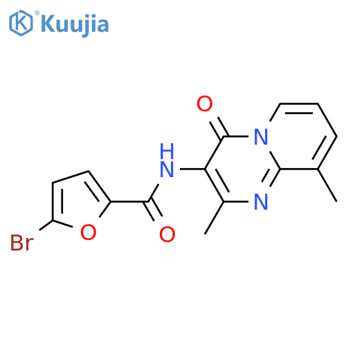5-bromo-N-{2,9-dimethyl-4-oxo-4H-pyrido1,2-apyrimidin-3-yl}furan-2-carboxamide structure