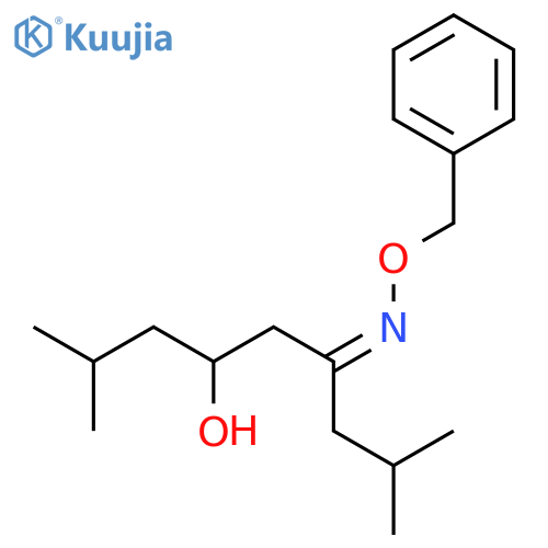 4-Nonanone, 6-hydroxy-2,8-dimethyl-, O-(phenylmethyl)oxime, (Z)- structure