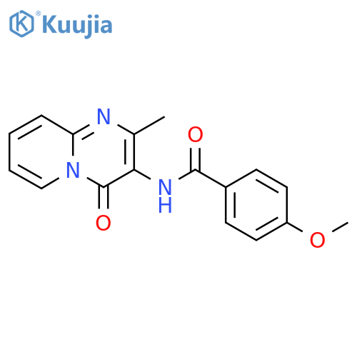 4-methoxy-N-{2-methyl-4-oxo-4H-pyrido1,2-apyrimidin-3-yl}benzamide structure