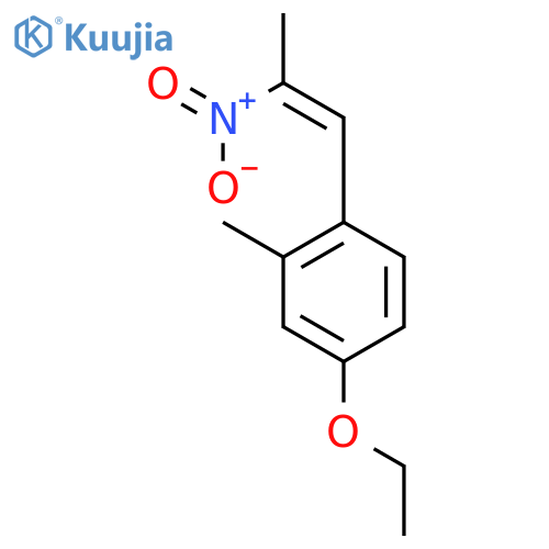 Benzene, 4-ethoxy-2-methyl-1-(2-nitro-1-propenyl)- structure