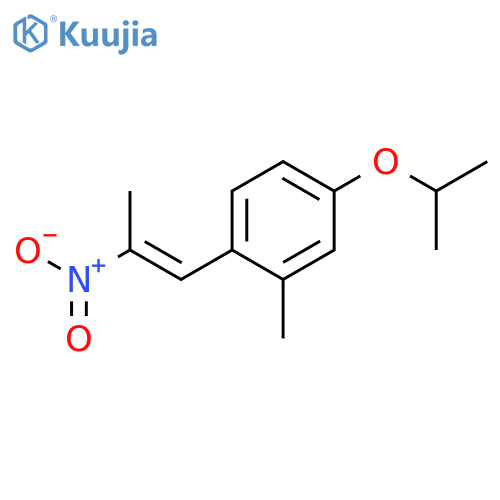 Benzene, 2-methyl-4-(1-methylethoxy)-1-(2-nitro-1-propenyl)- structure