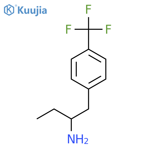 Benzeneethanamine, a-ethyl-4-(trifluoromethyl)- structure