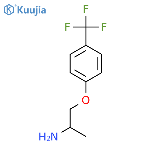 1-[4-(Trifluoromethyl)phenoxy]-2-propanamine structure