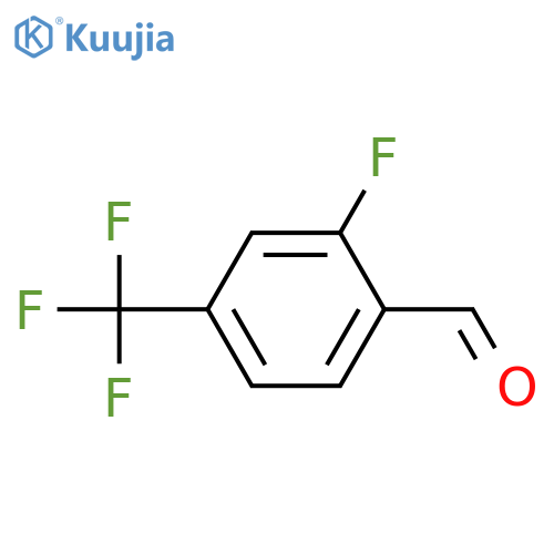 2-Fluoro-4-(trifluoromethyl)benzaldehyde structure