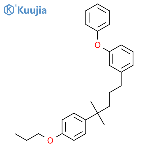 Benzene, 1-[4-methyl-4-(4-propoxyphenyl)pentyl]-3-phenoxy- structure