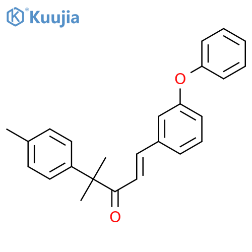1-Penten-3-one, 4-methyl-4-(4-methylphenyl)-1-(3-phenoxyphenyl)- structure