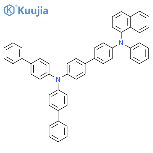 N,N-Bis(biphenyl-4-yl)-N'-(naphthalene-1-yl)-N'-phenylbenzidine structure