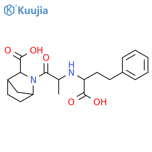 2-Azabicyclo[2.2.1]heptane-3-carboxylic acid, 2-[2-[(1-carboxy-3-phenylpropyl)amino]-1-oxopropyl]- structure