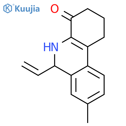 4(1H)-Phenanthridinone, 6-ethenyl-2,3,5,6-tetrahydro-8-methyl- structure