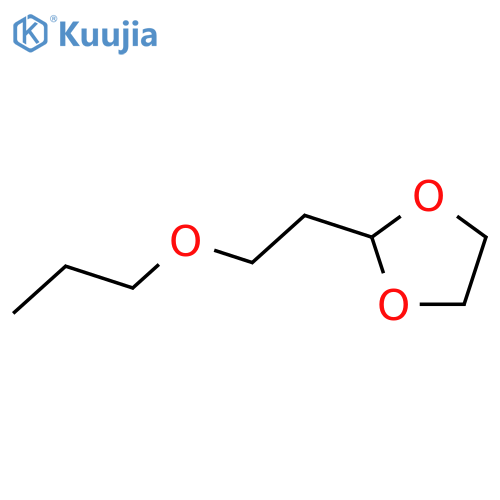 1,3-Dioxolane, 2-(2-propoxyethyl)- structure