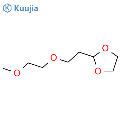 1,3-Dioxolane, 2-[2-(2-methoxyethoxy)ethyl]- structure