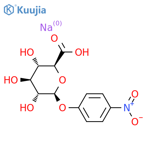 p-Nitrophenyl b-D-Glucuronide Sodium Salt structure