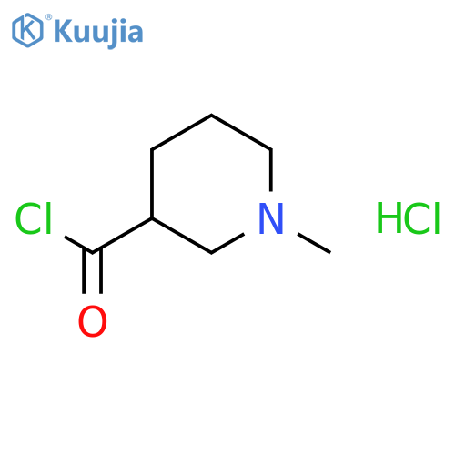 1-Methylpiperidine-3-carbonyl chloride hydrochloride structure